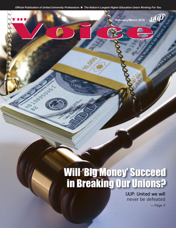 February/March 2018 Voice<BR> <A HREF=http://uupinfo.org/voice/febmarch/2018/VoiceFebMarch2018.pdf>PDF</A>