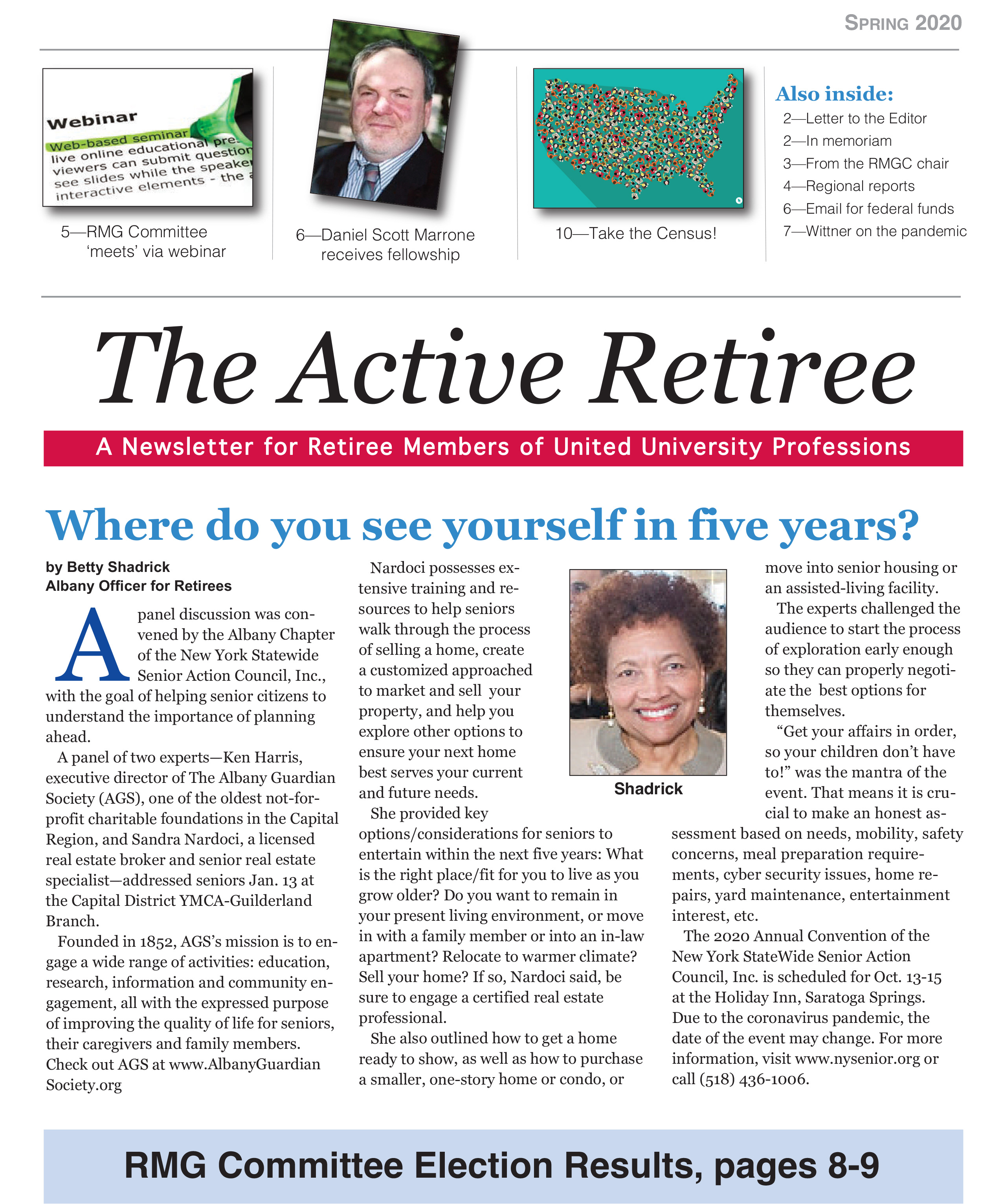 Spring 2020 Active Retiree